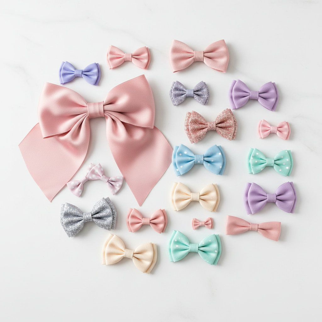 Bag of Assorted Bows - Pastel